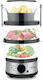 Hoomei ΗΜ-5932 Food Steamer with 3 Steaming Decks 7.5lt