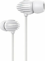 Joyroom EL112 In-Ear Freisprecheinrichtung Kopfhörer mit Stecker 3.5mm Weiß