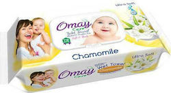 Omay Baby Wipes with Chamomile 72pcs