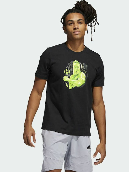 adidas Harden Тениска Черен adidas Harden Тениска Черен
