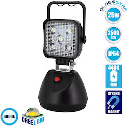 GloboStar Προβολέας Εργασίας Μπαταρίας LED IP54 GloboStar Προβολέας Εργασίας Μπαταρίας LED IP54