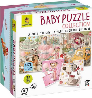 Kids Puzzle Πόλη for 2++ Years 32pcs Ludattica