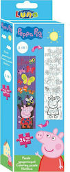 Kinderpuzzle Coloring Peppa Pig für 3++ Jahre 24pcs Luna