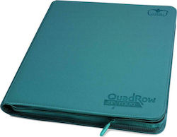 Ultimate Guard 12-Pocket Quadrow Zipfolio Xenoskin Binder 12-Pocket Standard Size Petrol Blue UGD010471 Ultimate Guard 12-Pocket Quadrow Zipfolio Xenoskin Binder 12-Pocket Standard Size Petrol Blue UGD010471