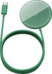 Baseus Φορτιστής Magsafe 15W Πράσινος (Simple Mini Magnetic)