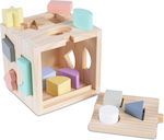 Moni Shape Sorting Toy Εκπαιδευτικός Κύβος made of Wood for 18++ Months