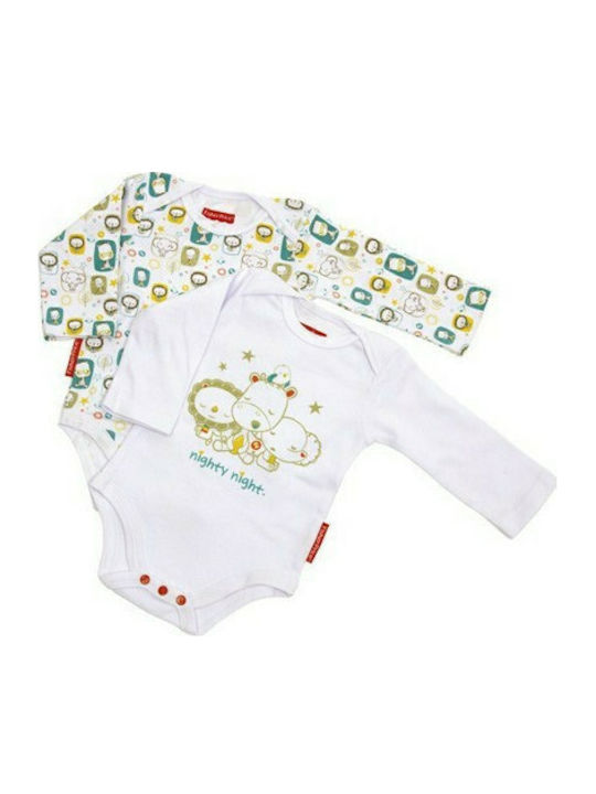 Fisher Price Σετ Κορμάκια Λευκά