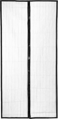 Screen Door Magnetic Black 220x100cm 12523