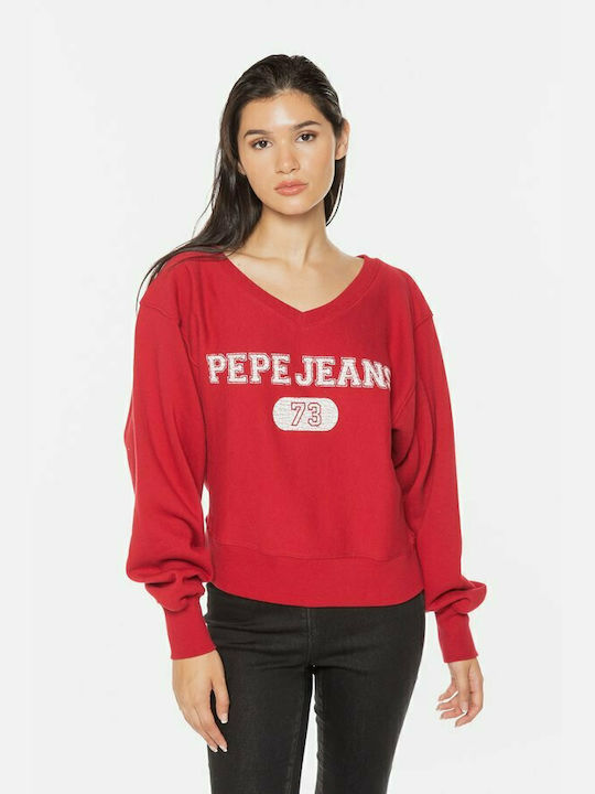 Pepe Jeans Nemesis Women's Sweatshirt Garnet
