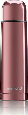 Miniland Deluxe Baby Liquid Thermos Stainless Steel Rose Gold 500ml