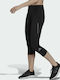 Adidas Own The Run Laufen Frauen Capri Leggings Hochgeschnitten Schwarz