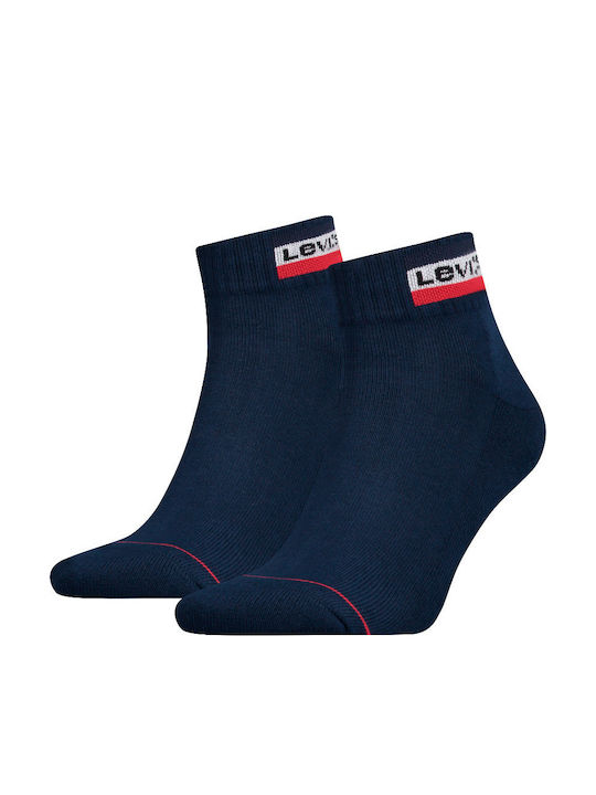 Levi's Bărbați Șosete Albastre 2Pachet