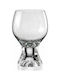 Bohemia Gina Set of Glasses for White and Red Wine made of Crystal Stemmed 230ml 6pcs