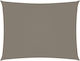 vidaXL Taupe Sonnensegel Braun 4x6m