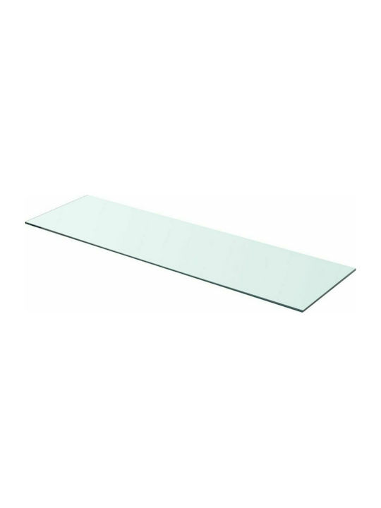 Shelf Wall Transparent 90x25x0.8cm