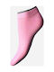 Walk Women's Solid Color Socks Pink