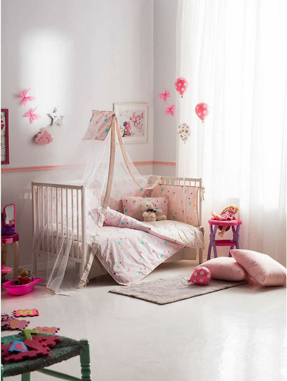 Vesta Home Mosquito Net Crib Cat Tulle 000007220 Pink 490x180cm
