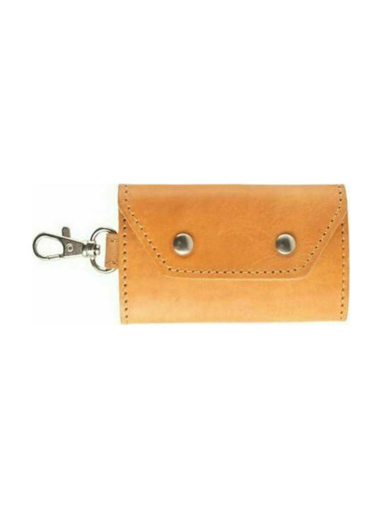 Bohemia by Kouros-Leather Keychain-45-Natural