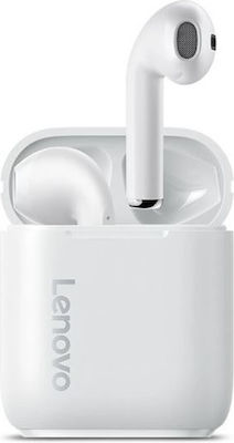 Lenovo LP2 Earbud Bluetooth Handsfree Headphone with Charging Case White