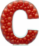 Balloon Frame Letter C