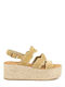 New Matic 912 Women's Suede Platform Shoes Beige