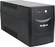 Rebel Micropower 2000 UPS Außerbetrieblich 2000VA 1200W mit 4 Schuko Steckdosen