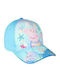 Cerda Kids' Hat Jockey Fabric Peppa Pig Light Blue