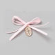 Bellissimo Christening Charm Pin Pink 50pcs