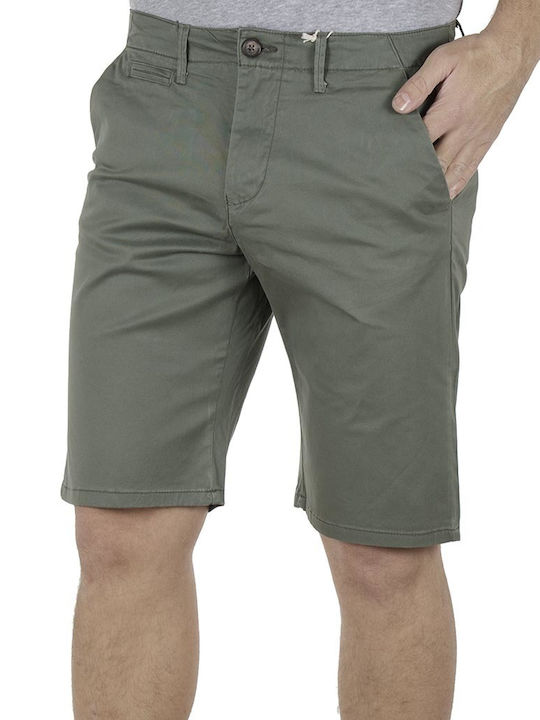 Double Men's Cargo Monochrome Shorts Khaki