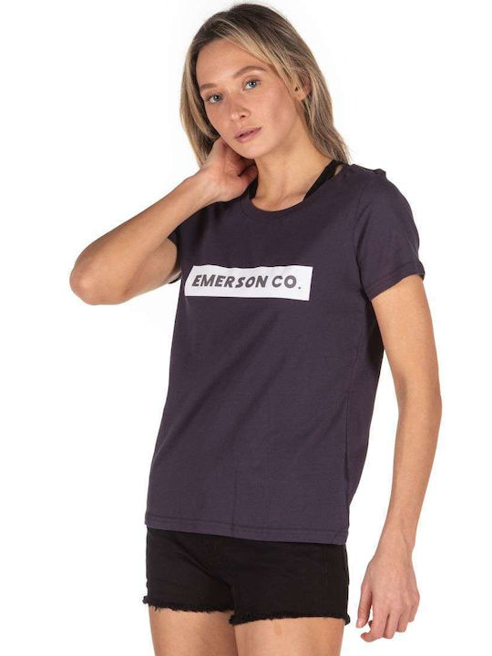 Emerson 191.EW33.189 Γυναικείο T-shirt Μωβ