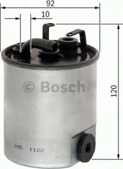 Bosch Φίλτρο Πετρελαίου για Mercedes-Benz Atlas F026402044
