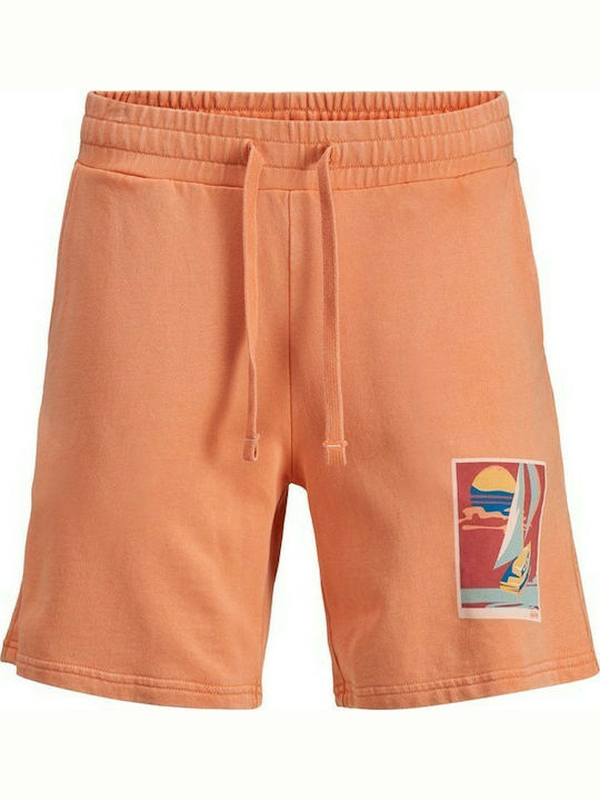 Jack & Jones Sportliche Herrenshorts Orange