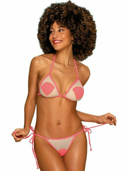 Obsessive Playa Del Amor OB6193 Set Bikini Τριγωνάκι Brazil Ροζ