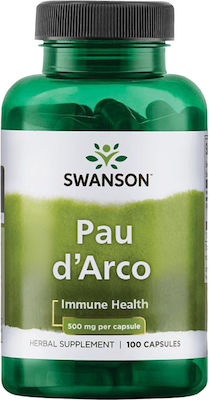 Swanson Pau D'Arco 500mg 100 caps