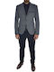 Guy Laroche GL0523305 Men's Winter Suit Jacket Regular Fit Gray