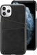 Crong Neat Back Cover Synthetic Leather / Plastic Black (iPhone 11 Pro Max)