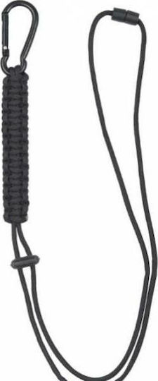 Mil-Tec Paracord Lanyard Gewehrriemen Schwarz in Schwarz Farbe