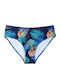 Rock Club BP-3174 Bikini Slip High Waist Blue BP3174.fern