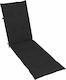 vidaXL Sun Lounger Cushion Black 180x50cm.