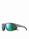 Julbo Shield Men's Sunglasses with Gray Plastic Frame and Green Lens J5061120