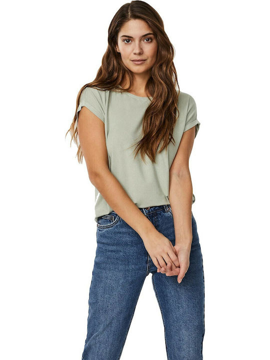 Vero Moda Γυναικείο T-shirt Χακί