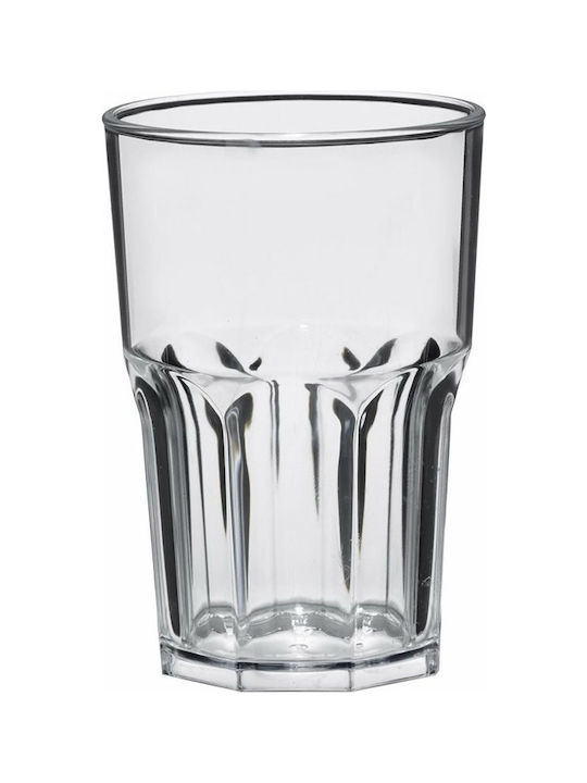 GRANITY TRANSPARENT GLASS 425CC 2763 PLASTIC