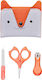 Petit Collage Baby Badezubehör Nagelpflege-Set Orange 4 Stücke