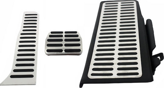 Auto Gs Car Pedal Set for VW Passat Aluminum Silver 3pcs