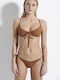 SugarFree Bikini Brazil with Ties Brown