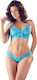 Cottelli Collection Sexy 2-piece Lace Bra Set Секси Комплект Бельо Blue 22136564111
