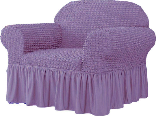 Elastische Abdeckung für Sessel Purple 1Stück