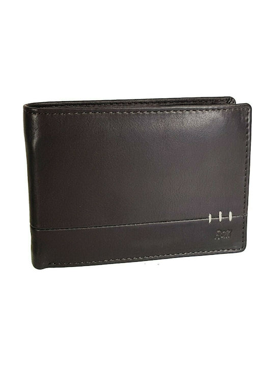 RCM Y33 Men's Leather Wallet with RFID Brown