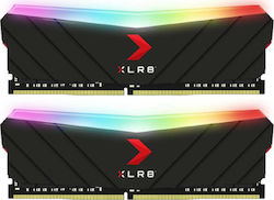 PNY XLR8 16GB DDR4 RAM cu 2 module (2x8GB) și Viteză 4000 pentru Desktop