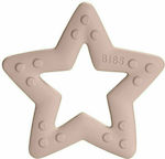 Bibs Μασητικός Κρίκος Οδοντοφυΐας "Bitie Star" Blush από Σιλικόνη για 2 m+